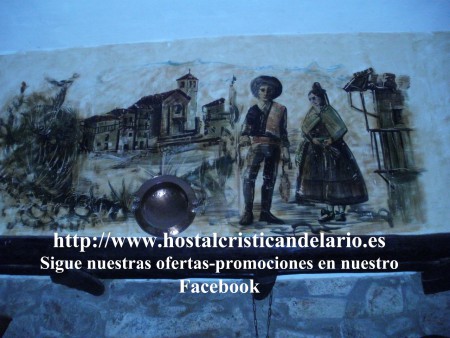 Fresco, Candelaria y choricero, sobre nuestra chimenea